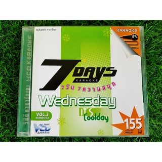 VCD แผ่นเพลง 7 DAYS Wednesday /Zaza/Mr. Team/Navin Tar