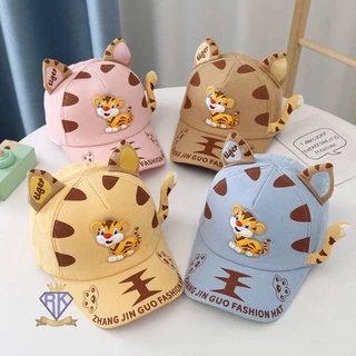 Fairy kids หมวกแก๊ปเด็ก แฟชั่นน่ารักๆทำจากผ้าฝ้ายนุ่มที่มีคุณภาพสูงและใช้งานง่าย หมวก 47-52 cm. A0044