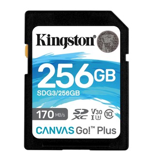 KINGSTON 256 GB SD CARD (เอสดีการ์ด)  CANVAS GO PLUS (SDG3/256GB)