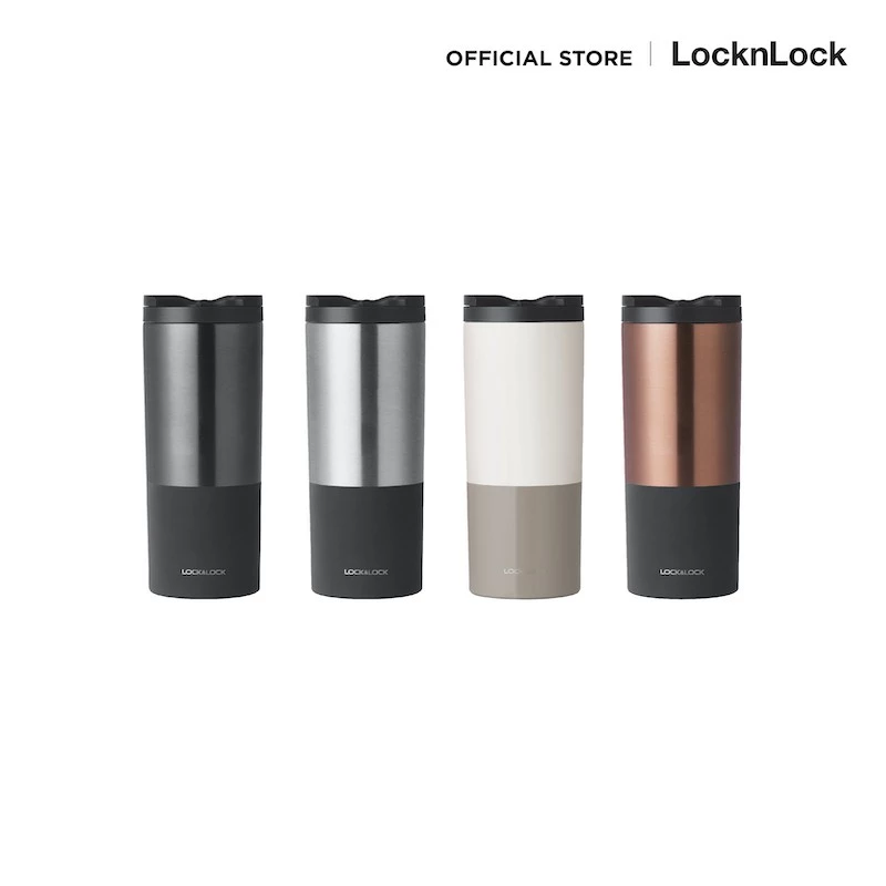 LocknLock กระบอกน้ำเก็บอุณหภูมิ Two Tone Lip Tumbler ความจุ 450 ml. รุ่น LHC4164