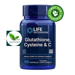 Life Extension Glutathione, Cysteine &amp; C / 100 Capsules