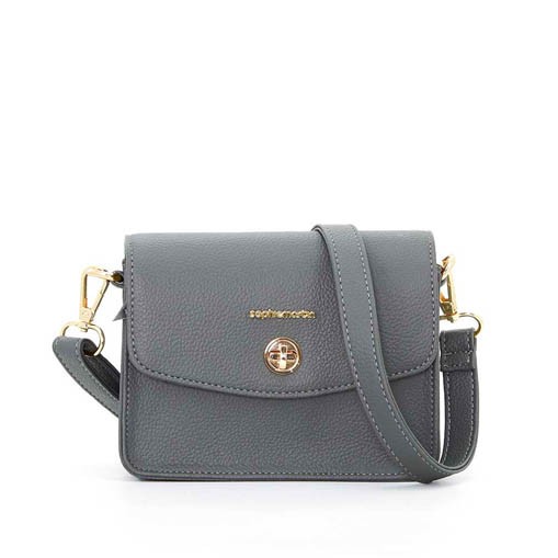 Sophie MARTIN VARDHA กระเป๋าสไลด์ สีเทา T6227G3 REG2002 สําหรับทํางาน สํานักงาน