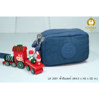 LK-152 (LK 2001) 👛กระเป๋าคล้องมือ สีสันสดใส ใส่ของจุกจิกดี 👍ซิปเยอะ