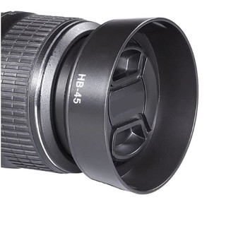 ฮู้ดเลนส์  LENS HOOD NIKON HB-45 For Nikon D3100 D5100 D5200 D3200 18-55mm DX / f/3.5-5.6G VR SLR Camera Lens