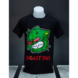 เสื้อยืดกัญชา BEAST BUD เสื้อยืด420.STYLE  ผ้าCOTTON100%