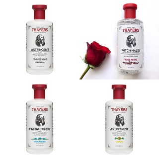 Thayers Witch Hazel Toner 355 ml. #Rose Petal, Unscented, Lemon, Original โทนเนอร์สุดฮืตจากUSA