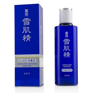 Medicated Sekkisei Enriched Lotion 200ml โลชั่นมอยส์เจอร์บำรุงผิวหน้าอย่างล้ำลึก