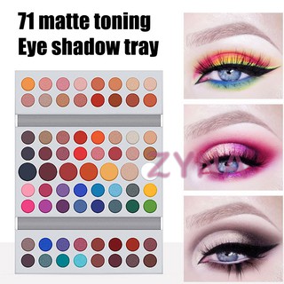 inS super hot Dubai 71 color eyeshadow multicolor eyeshadow palette net red same paragraph pearl matte COS stage