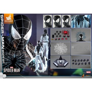 (ของแท้) Hot toys 1/6 VGM36 MARVEL SPIDER MAN (NEGATIVE SUIT)