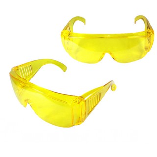 แว่นแฟนซีสงกรานต์ Safety Glasses Songkran Festival (แพ๊ค 1 ชิ้น) สีเหลือง