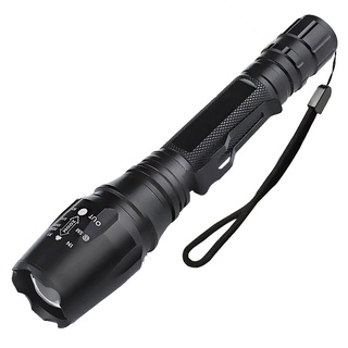 ไฟฉาย XM-L T6 LED  Zoom  3800LM 5 โหมด ใช้แบตเตอรี่ 2x18650 (แถมแบตฯ18650x2)