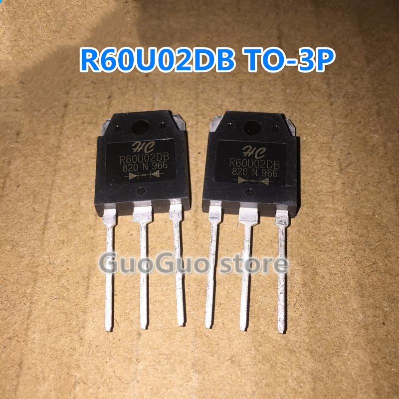 2 ชิ้น R60U02DB TO3P 60U02 TO-3P 60A/200V Fast Recovery Diode บนขาย
