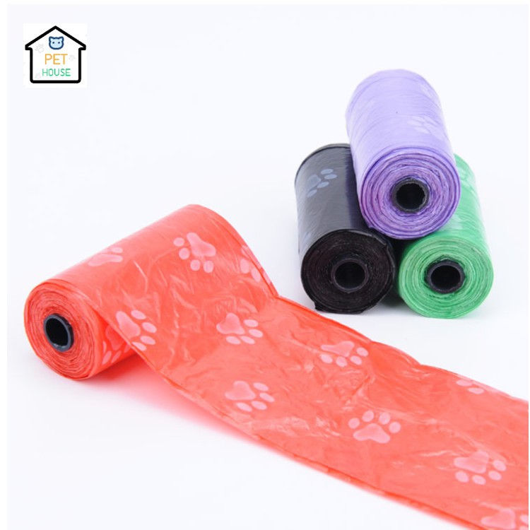 MUSI.HOME【 ราคาถูก】C165 ถุงเก็บอึสุนัข ถุงเก็บอึแมว ถุงขยะเก็บมูลสัตว์ แบบใช้แล้วทิ้ง ย่อยสลายได้ กลิ่นหอม - รูปที่ 5
