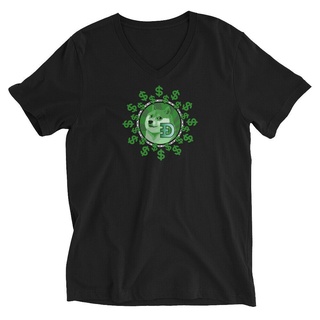 [S-5XL] เสื้อยืด คอกลม พิมพ์ลาย Dogecoin แฟชั่นสําหรับผู้ชาย 592850