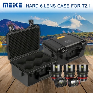 MEIKE กระเป๋า กระเป๋าใส่เลนส์ Cinema T2.1 แบบ 6 ช่อง MEIKE HARD CASE MK-T2.1 6slot