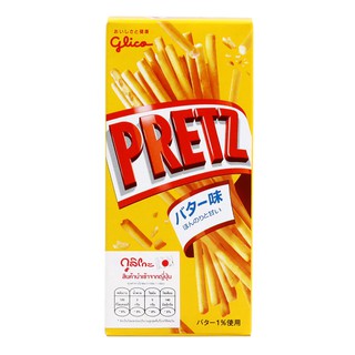 กูลิโกะเพรทซ์บิสกิตแท่งรสเนย 25กรัม Glico Pretz Biscuit Stick Butter Flavor 25g.