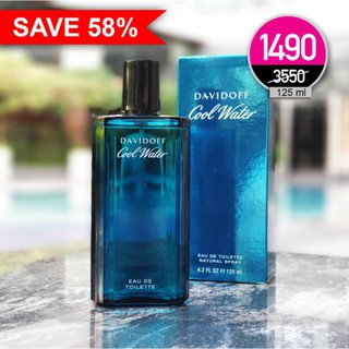 💙 รับประกันของแท้ 💯% น้ำหอมผู้ชาย Davidoff Cool Water for Men Eau de Toilette 125ml