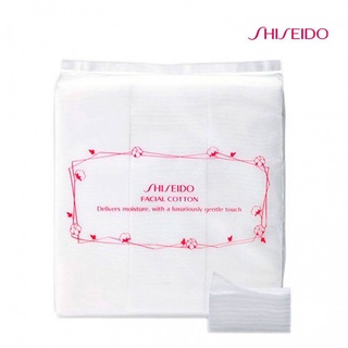 SHISEIDO สำลีเช็ดหน้า Facial Cotton 80g. 165 Sheet สำลีชิเซโด้ สำลีแผ่นเคาท์เตอร์แบรนด์ ห้าง(ฉลากไทย)