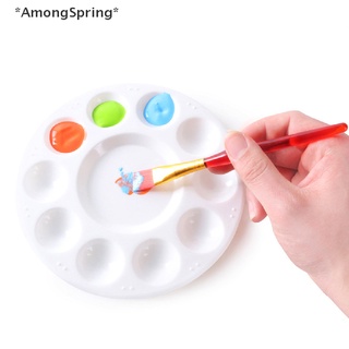 Amongspring ถาดผสมสีน้ํา พลาสติก 10 ช่อง สําหรับศิลปิน