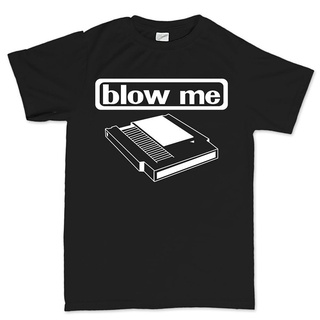 เสื้อยืดสีขาวเสื้อยืด ผ้าฝ้าย พิมพ์ลาย Blow Me Casette Geek Nerd แฟชั่นสําหรับผู้ชายS-4XL