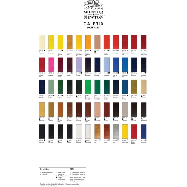 W&N (2/3)สีอะคริลิค วินเซอร์ แอนด์ นิวตัน 60ml. Winsor&Newton Acrylic 60ml. ราคา ถูกที่สุด ดีลบีเคเค แกลเลอรีภาพที่ 6