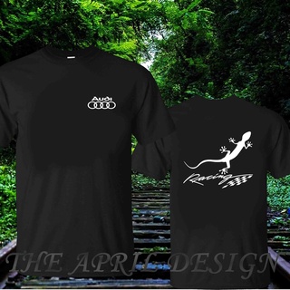 เสื้อยืดแขนสั้น พิมพ์ลายโลโก้ Audi 2 ด้าน สําหรับผู้ชาย ไซซ์ S - 5XLสามารถปรับแต่งได้