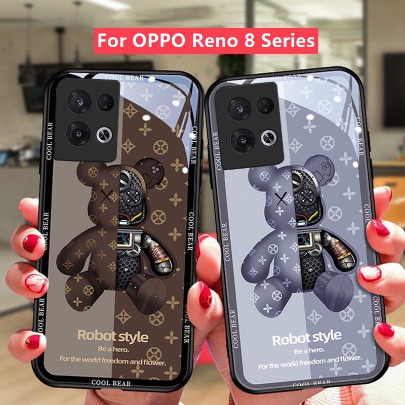เคส OPPO Reno8 5G เคส OPPO Reno 7Z 8Z 5G เคส OPPO Reno7 Reno8 Pro 5G เคส โทรศัพท์ Bear เคส เคสโทรศัพท์ Case