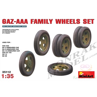 MI35112 GAZ-AAA FAMILY WHEELS SET 1/35