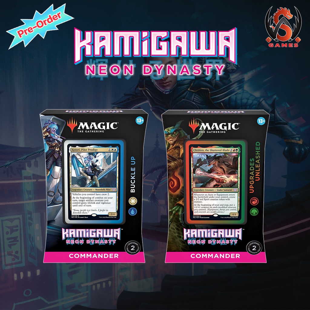 [MTG] PreOrder Kamigawa Neon Dynasty Commander Decks Shopee Thailand