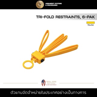 ASP - Tri-Fold Duty Restraints 6-pak(Yellow) w/Tri-Ring(6)