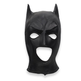  Batman Full Mask Dark Knight Latex Helmet Adult role-playing props suitable for people with a head circumference between 54cm and 63cm