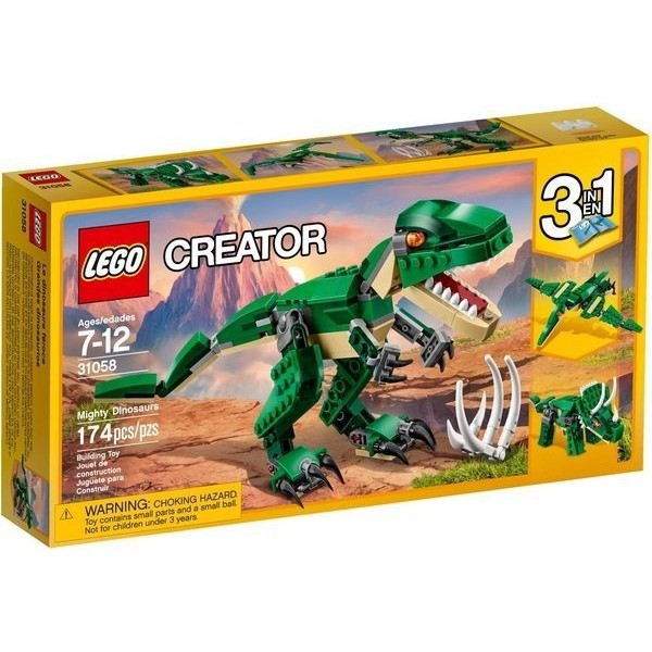 LEGO CREATOR ชุดสร้างสรรค์ไดโนเสาร์ยักษ์ 31058