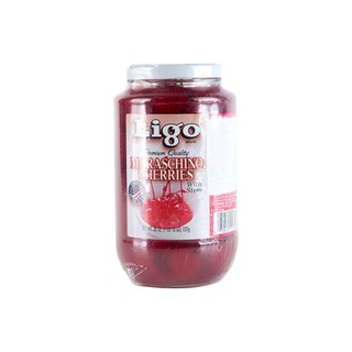 ถูกที่สุด✅  ลิโก้ เชอร์รี่แดงมีก้าน 26 ออนซ์  Ligo Marachino Cherries 26 Oz