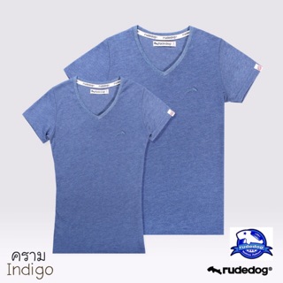 Rudedog เสื้อยืด คอวี รุ่น Exclusive ของแท้ ผ้าใส่สบาย ระบายอากาศได้ดี