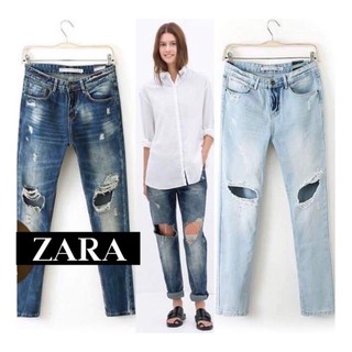 ⭐️NEW ARRIVAL⭐️ กางเกงยีนส์ป้าย Zara ทรงบอยเท่ห์ๆ