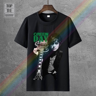 Tshirtคอลูกเรือcrew neckGILDAN Gzhd ใหม่ล่าสุด เสื้อยืด ผ้าฝ้าย พิมพ์ลายวงร็อค Billie Joe แฮนด์เมด สีขาว แฟชั่น สําหรับผ