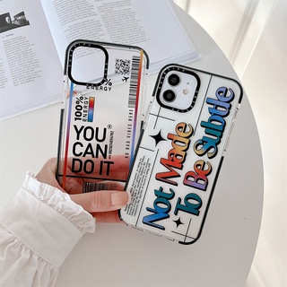 Casetify เคสโทรศัพท์ ซิลิโคนนิ่ม TPU ใส กันกระแทก ลายตั๋วเครื่องบิน แฟชั่น สําหรับ Iphone 13 Pro Max 12 11 7 8 Plus 12 13 mini X Xr Xs SE2020