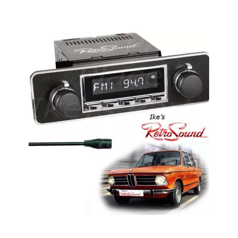 วิทยุคลาสสิค ติดรถยนต์เหมาะสำหรับ BMW Retro Sound Classic Radio usb Bluetooth aux