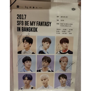 POSTER Signed SF9 ของแท้ 100%