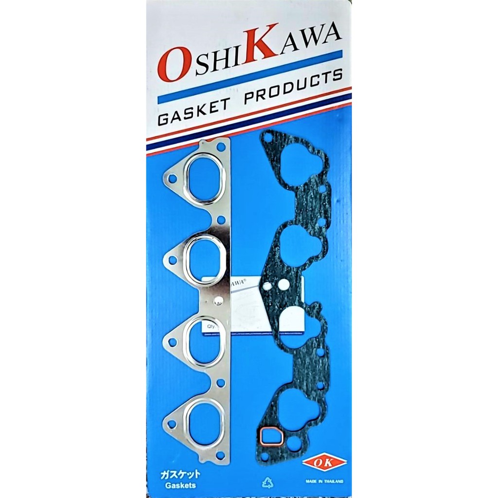 ปะเก็นไอดี ไอเสีย ท่อไอดี ท่อ ไอเสียHonda Civic 1992 d15b6 D15B2 P08 PM3 PM6 D13 ปี 88 -92' D15B Vte