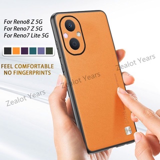 เคสโทรศัพท์มือถือหนัง TPU นิ่ม กันกระแทก หรูหรา สําหรับ OPPO Reno8 Z Reno7 Z 5G Reno8Z Reno7Z Reno 8Z 7Z