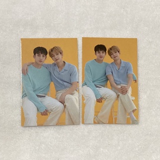 Seventeen ⟡ การ์ด ทดก. 2021 Carat Land Trading Card Set 2 ใบ วอนอู มินกยู มินวอน 45 46