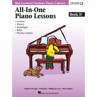 ALL-IN-ONE PIANO LESSONS BOOK D With CD