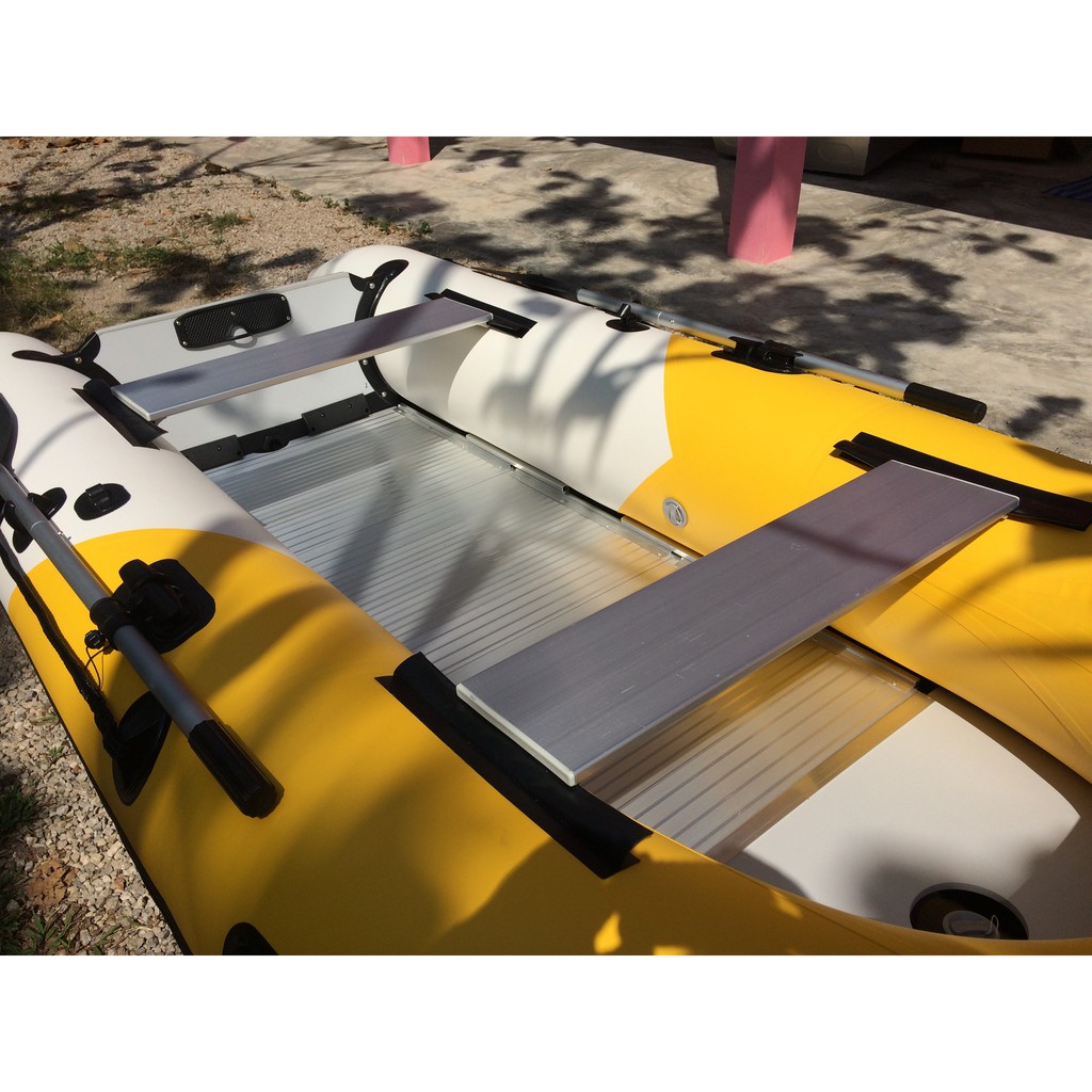 เรือยาง 3.30 เมตร แบบมีพื้นอลูมิเนียม ของใหม่ Brand New 3.30 Metre  Inflatable Boat With Aluminium Floor. | Shopee Thailand