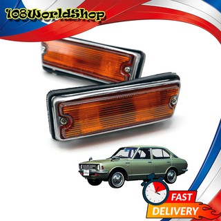 ไฟเลี้ยวข้าง ซ้าย+ขวา สีส้ม Lh+Rh Toyota  Corolla Ke20 Ke25 Te27 ปี1970 - 1978