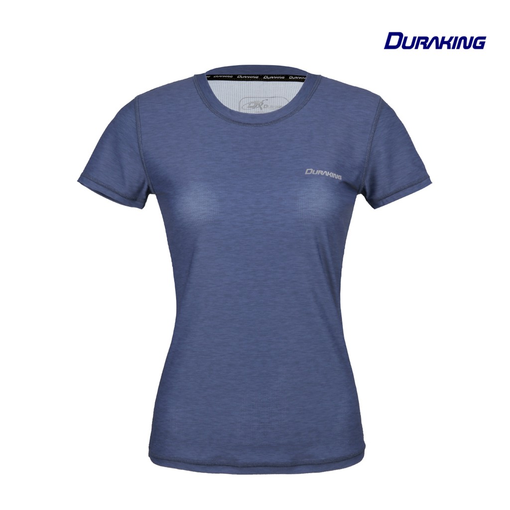 DK Super Light Weight V2 (ผู้หญิง) T Heather Seamless Anti Viral Steel สีฟ้า