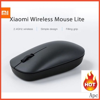 Xiaomi เมาส์ออปติคอลเล่นเกมแบบไร้สาย 2.4GHz 1000DPI Ergonomic ขนาดพกพา