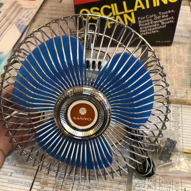 พัดลมติดรถยนต์ DC 12V,24V SANYO