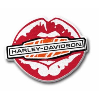 PATCH HARLEY-DAVIDSON KISS HARLEY Iron-On Patch