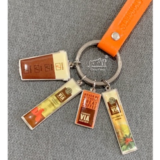 สตาร์บัคส์ พวงกุญแจ Starbucks VIA® Keychain ของใหม่มือ 1 ของแท้ 100%